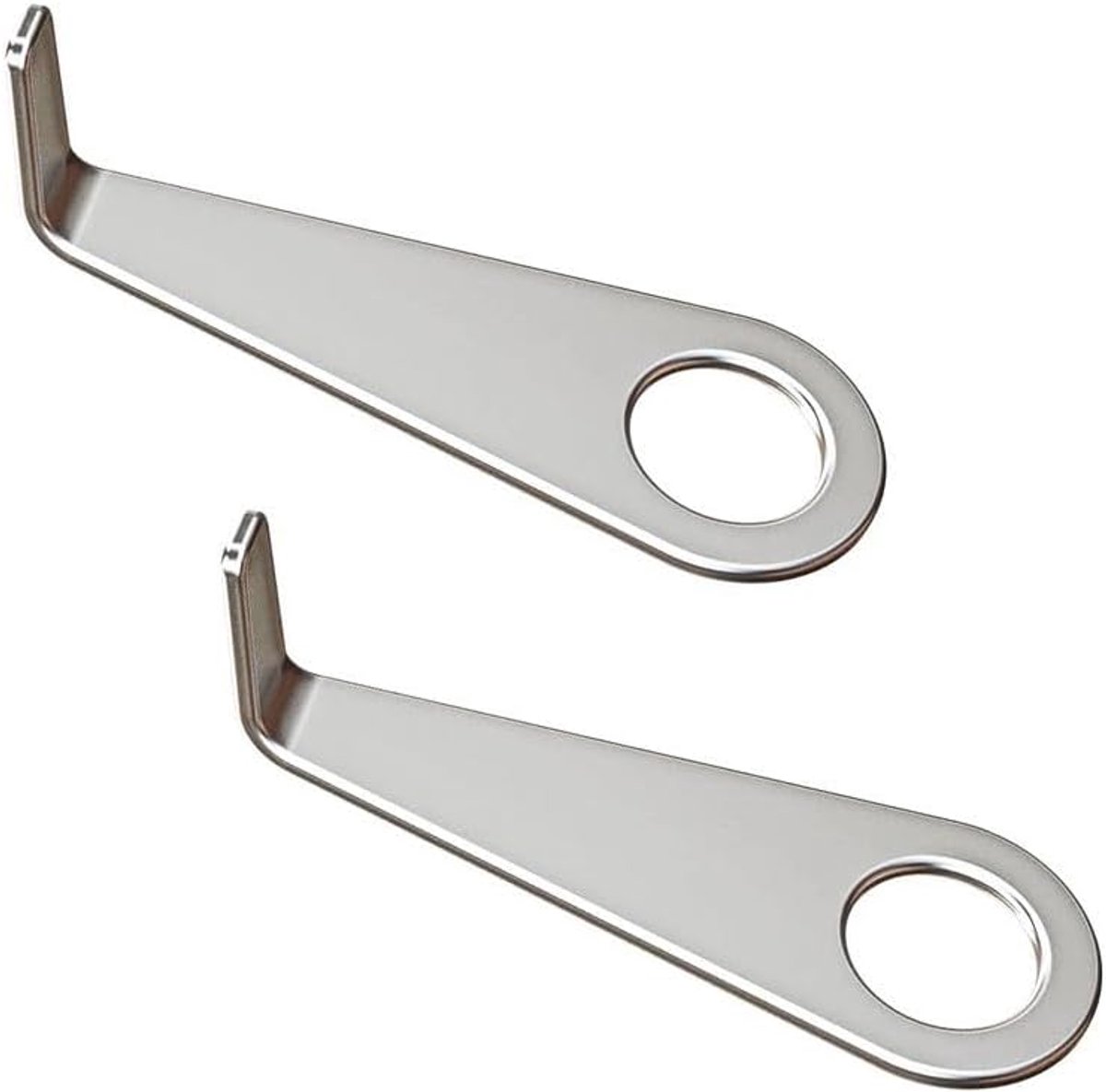 Deurbel Verwijder Tool - Sleutelring Accessoire - Deurbel Onderhoud - Metalen Constructie - 5 x 2 x 2 cm - Zilver