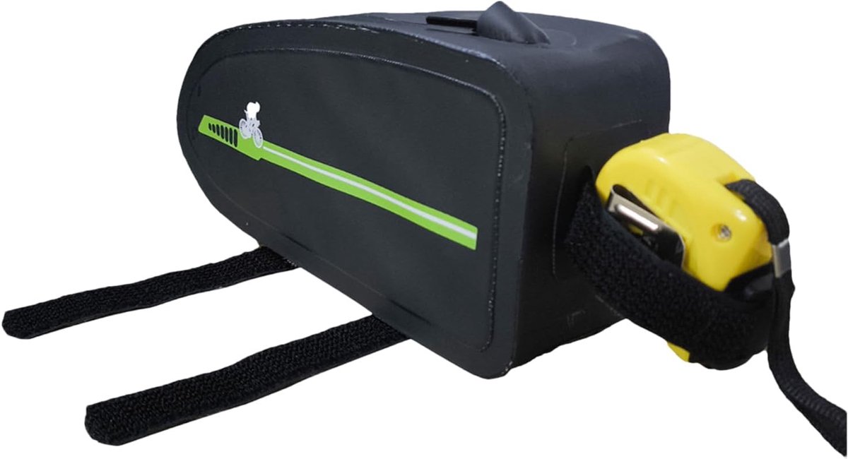 Buisfietstas - Fietstas Bovenbuis - Fietsen Organiseren - Waterdicht PVC - 11 x 23 x 7 cm - Groen