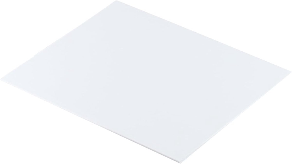 ABS Kunststof Plaat - Plastic Paneel - Doe-het-zelf Projecten - Hoge Slagvastheid - 30x30 cm - Wit
