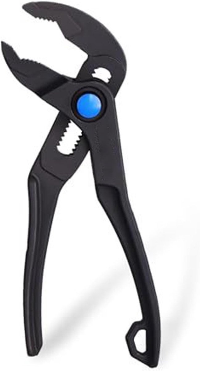 Waterpomptang - Pijptang Verstelbaar - Loodgieterswerk Reparatie - V-kaak Grip - 4 inch - Zilver