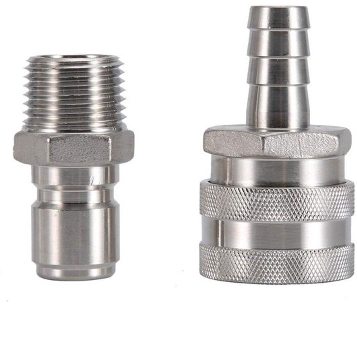 Shopcentral - Duokon Couple Homebrew - Quick Disconnect Set - 1/2" - Voor