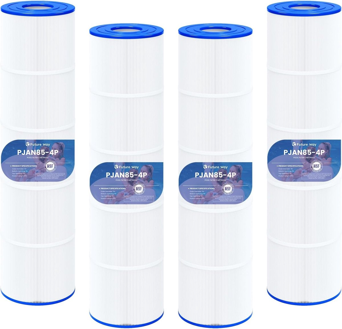 Zwembadfilterpatronen - Polyester - Compatibel met Jandy CL340 en CV340 - Duurzaam ontwerp - Voor Zwembadeigenaren