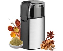 Elektrische koffiemolen - Keukenaccessoire - Maaltijdbereiding - Verstelbare precisiemessen - 280W Vermogen - Zwart