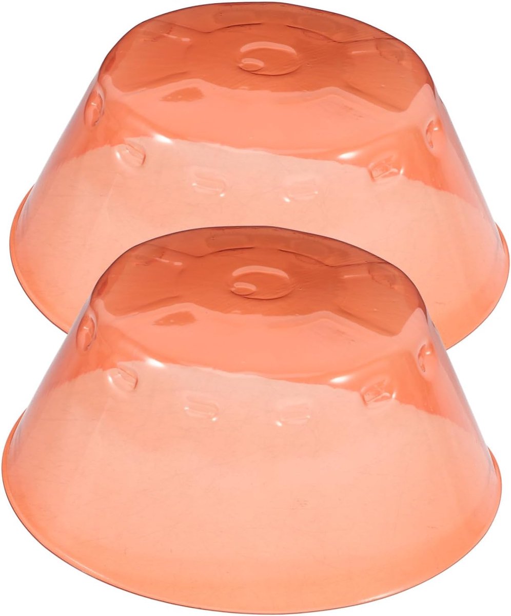 Alarm Afdekplaat - Detector Kappen - Rookmelder Beschermen - Voorkomt Valse Alarmen - 10 cm - Oranje