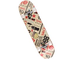 Skateboard - Street Board - Straatrijden - Dubbele Kick - 80x20cm - D