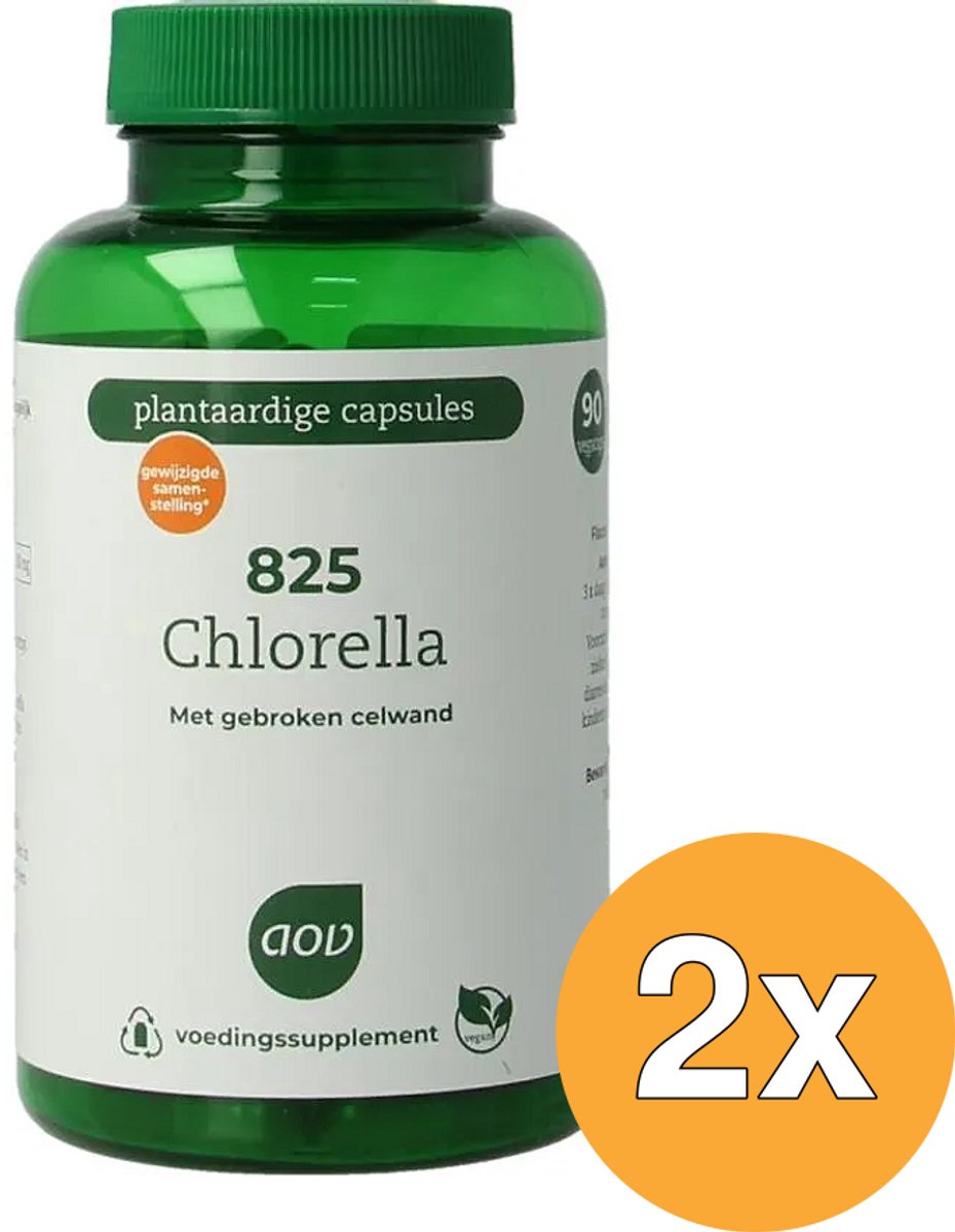 2x Aov 825 Chlorella (90 vega capsules)
