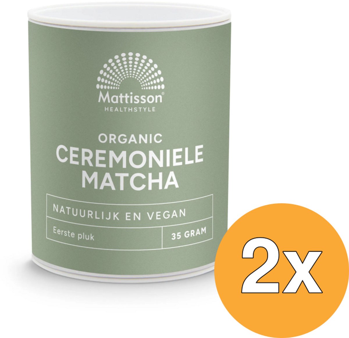 2x Mattisson Organic Ceremoniële Matcha Poeder (35 gr)