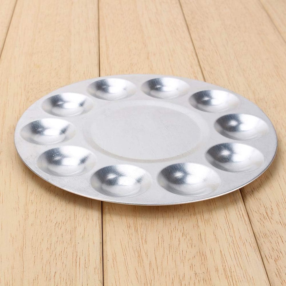 Paletten voor schilderen 10 stuks - aluminium - eenvoudig schoon te maken - ideaal voor kleurmengsel - ShopVlot