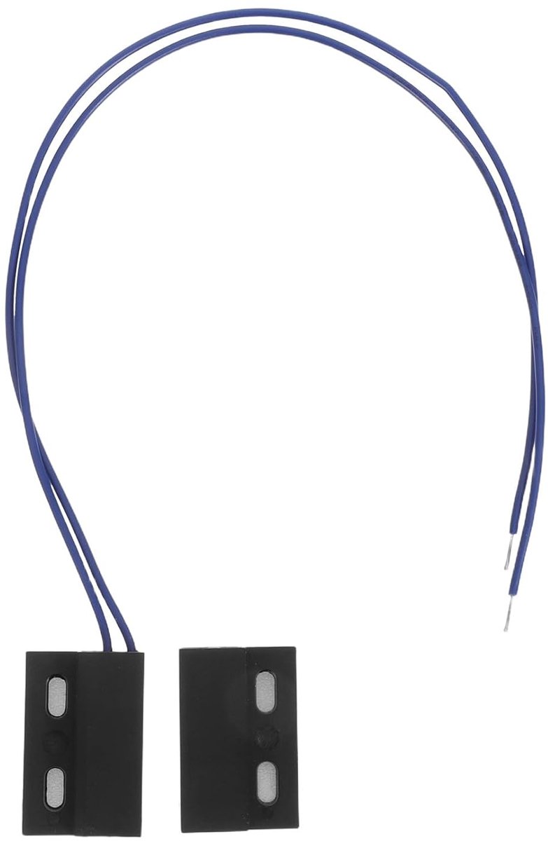 Deur Raam Sensor - Magnetisch Contact - Thuisbeveiliging - Directe Alarmreactie - 220V - Zwart