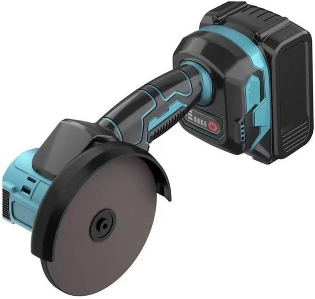 Mini Haakse Slijper - Elektrische Polijstmachine - Doe-het-zelf Klussen - Borstelloze Motor - 100 mm Schijf - Zwart