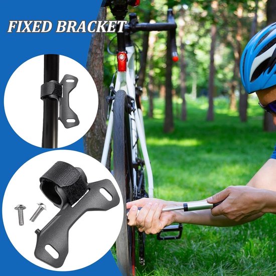 Fietspomphouder - Pompclip Fiets - Banden Oppompen - Vaste Clip - 22 mm - Meerkleurig — afbeelding 4
