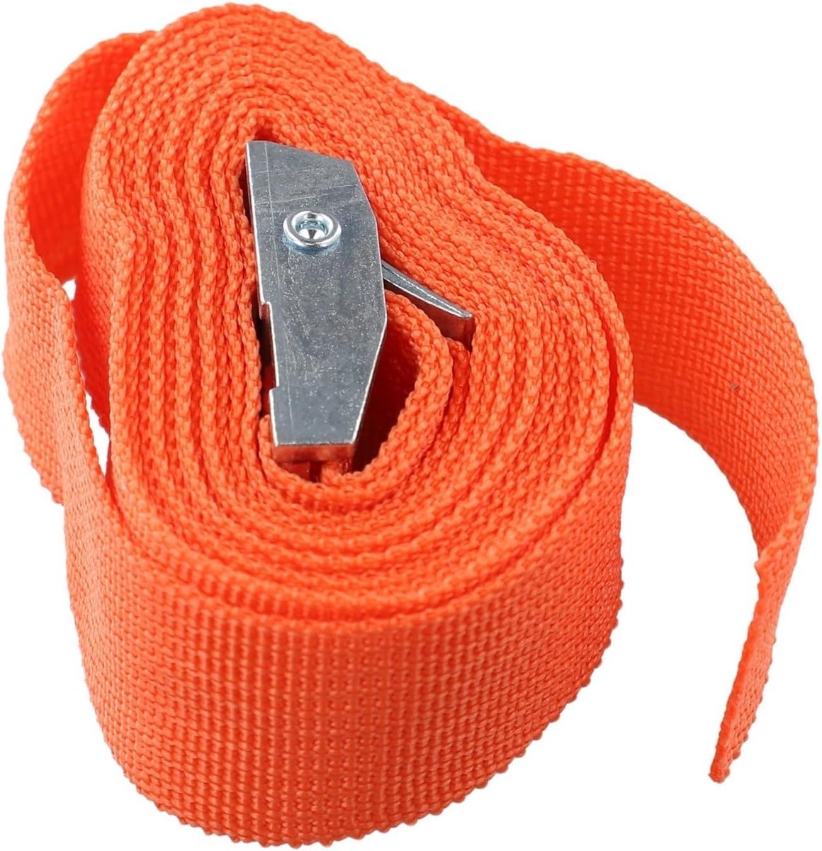 Ratchet Tie Down Strap - Cargo Riemen - Lading Beveiligen - Zinkijzeren Gesp - 25mm x 2m - Grijs
