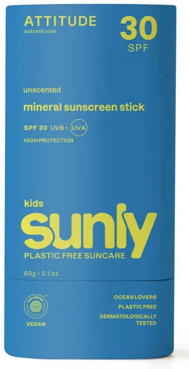 Attitude zonnebrandstick - baby & kind - SPF 30 - ongeparfumeerd van Attitude — afbeelding 5