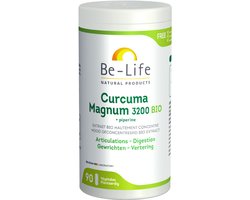 Be-Life Curcuma magnum 3200 + piperine bio 90 Softgels