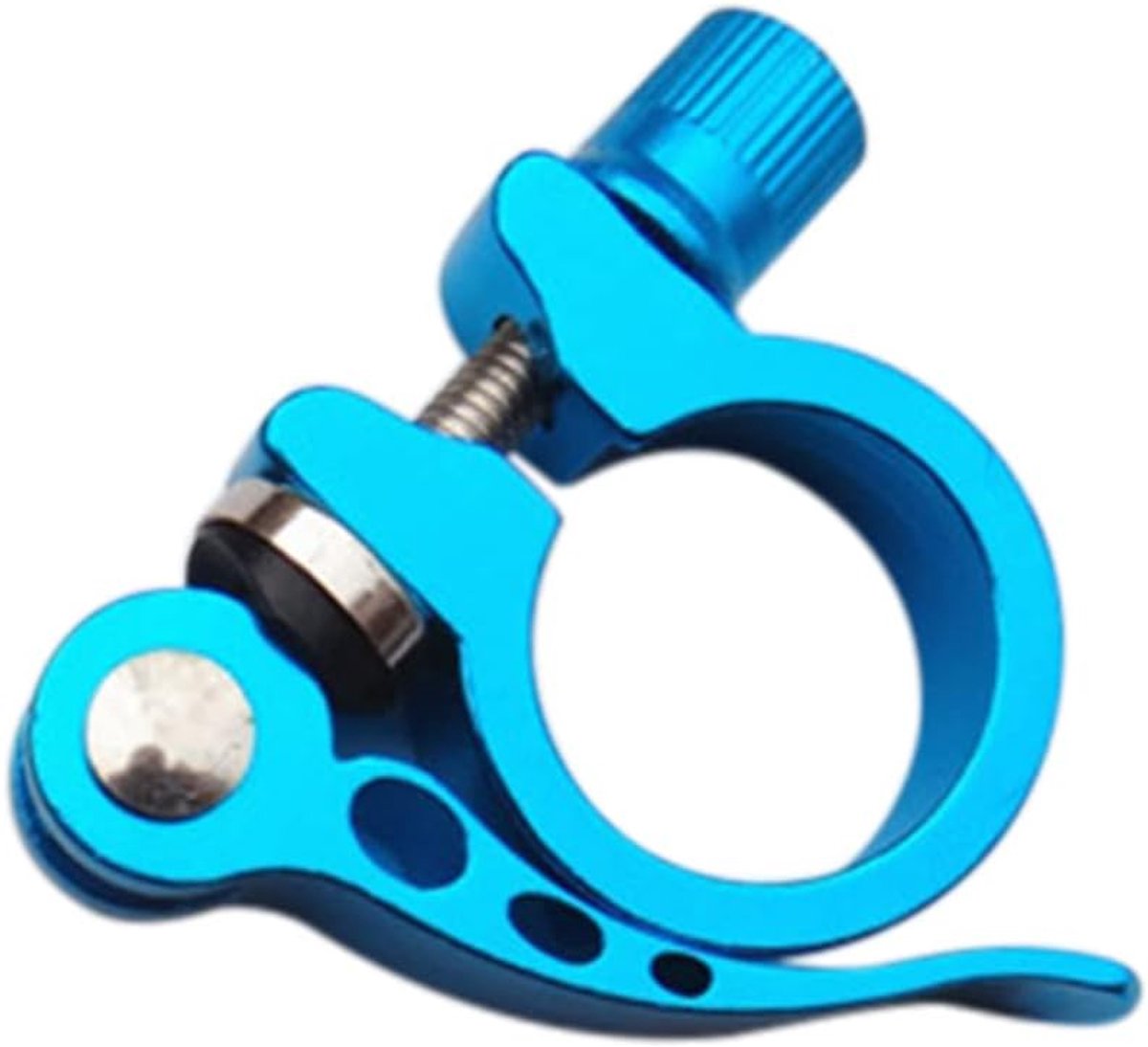 Fietspedaalklem - Zadelpenklem - Fietsen Onderhoud - Snelsluiting - 31.8 mm - Blauw