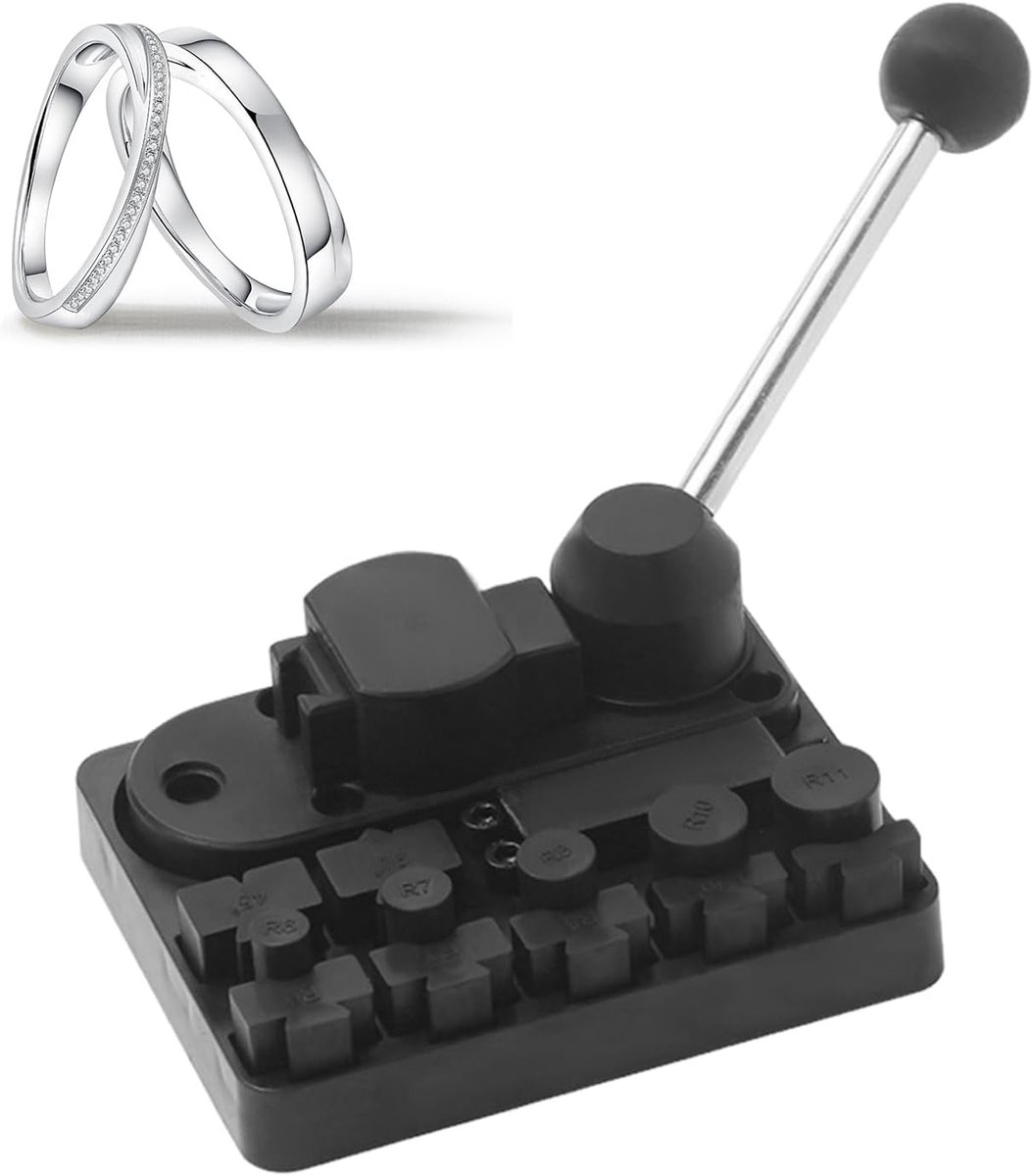 Ringbuigset - Sieraadvorm Gereedschap - Sieraden Maken - Verstelbare Positiemal - 148 cm - Zwart
