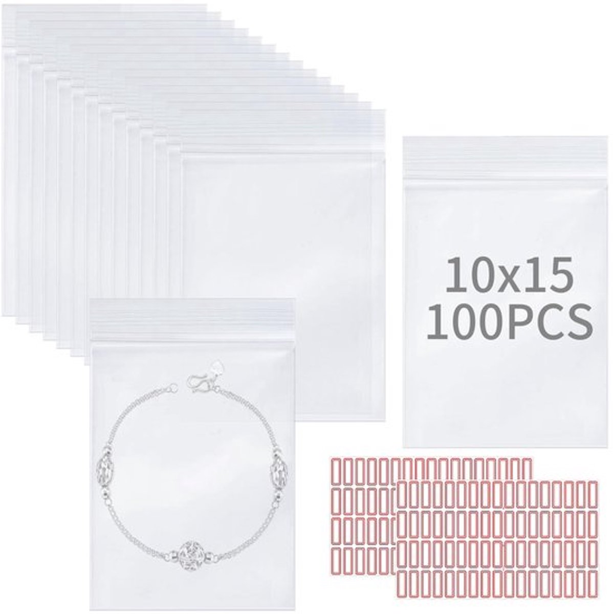 NTHProducts - Resealable Plastic Bags - Lockable Plastic Bags - Duurzaam en
