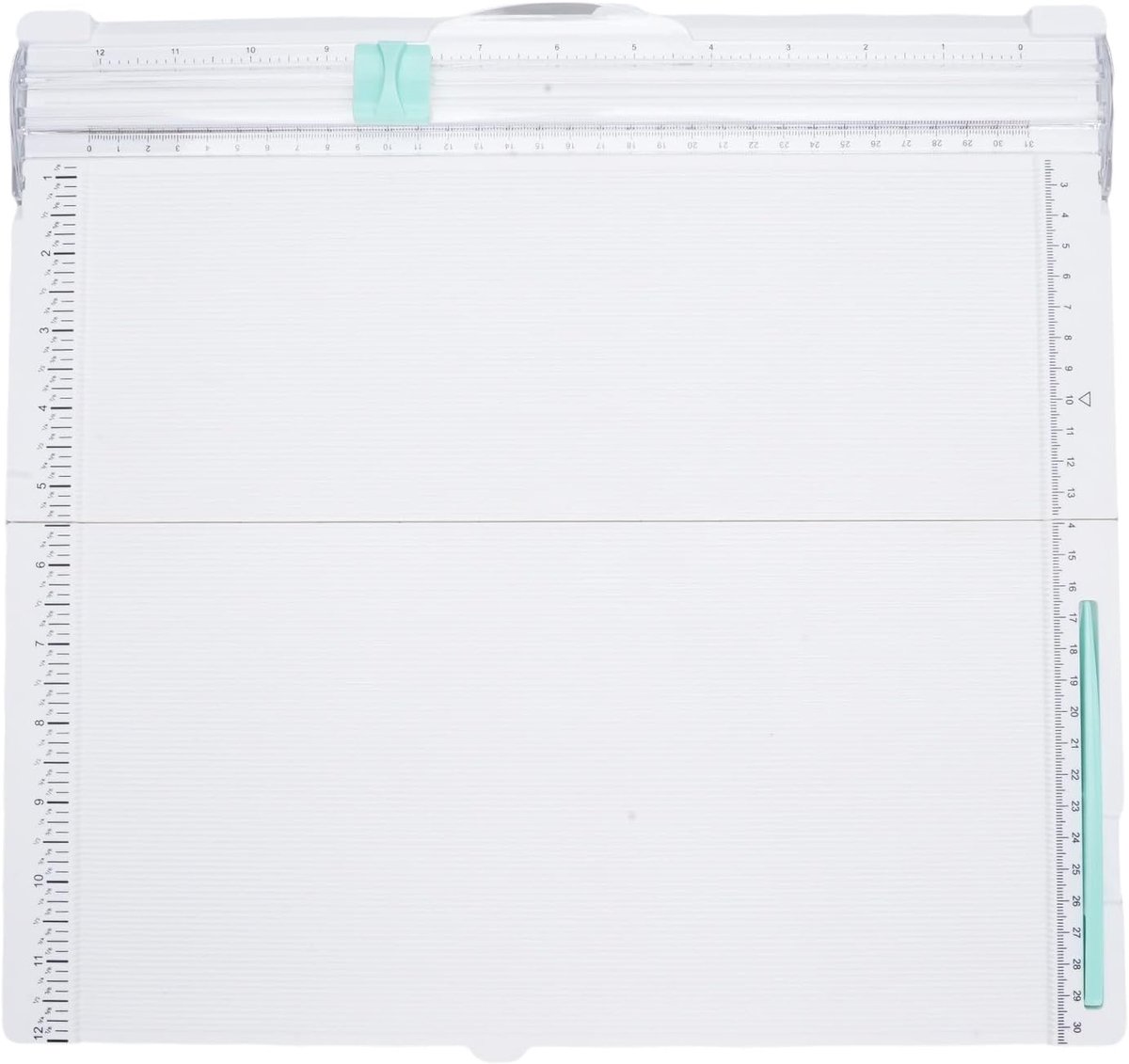 Papiertrimmer Scorebord - Papier Snijgereedschap - Kaarten Maken - Multifunctioneel Ontwerp - 30 x 30 cm - Wit