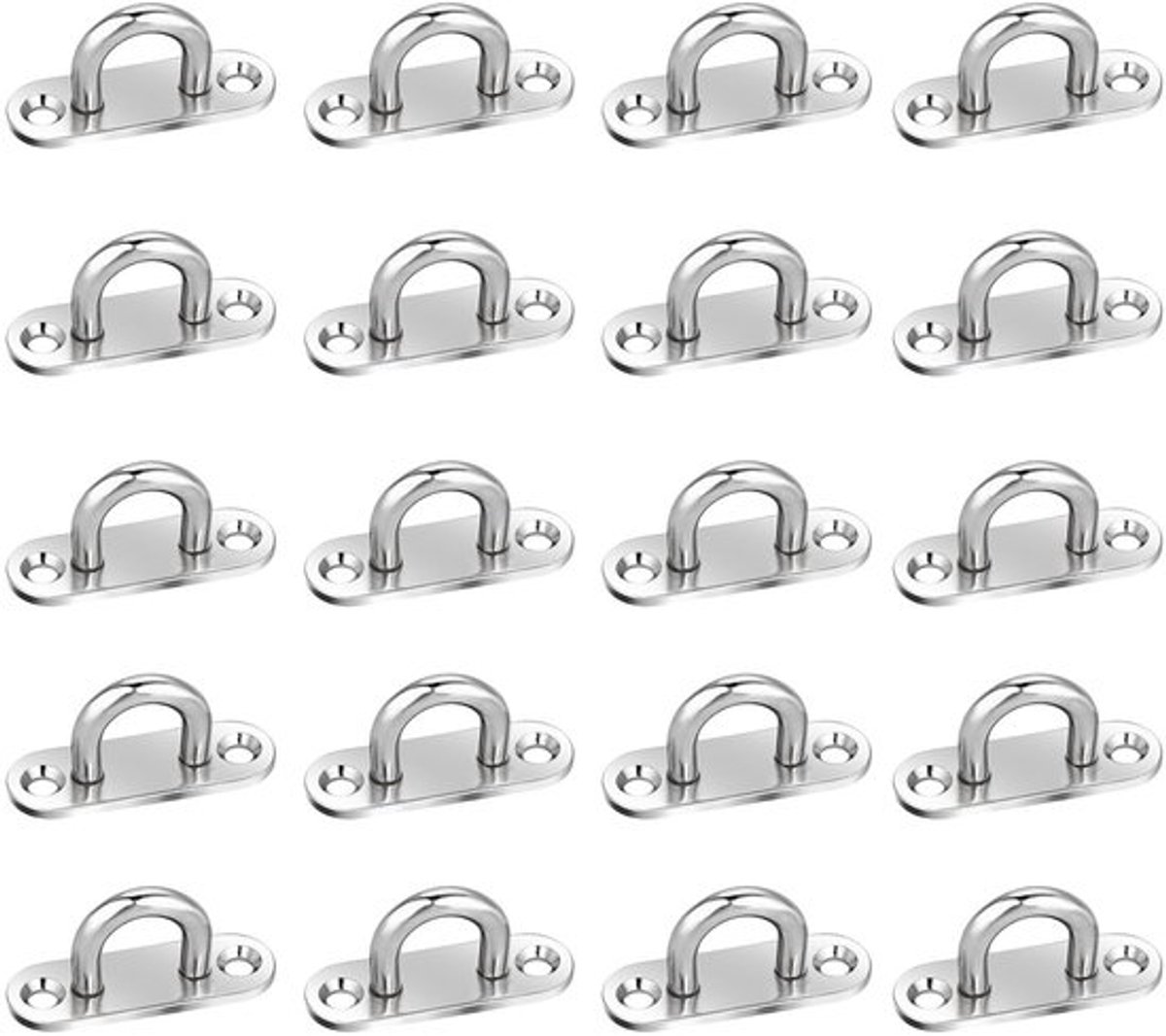 IMstore - M5 Eye Plate - Rvs Bevestigingsplaat - Stevig en Duurzaam - Kleur: Rvs
