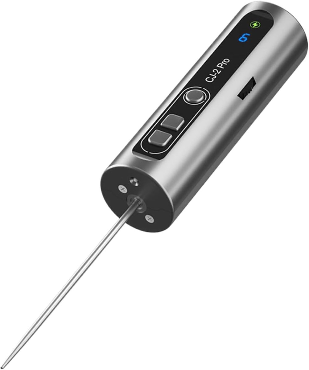 Elektrisch Lijm Verwijderaar - Lijm Schraper - Precisie Reparatie - 9 Instelbare Niveaus - 200g Gewicht - Zilver