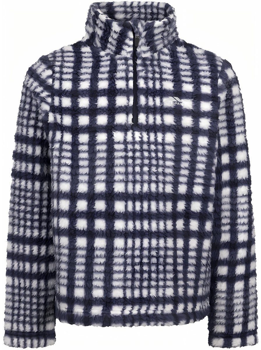 Trespass kinderfleecetrui Booker Fleece 9/10 Blauw