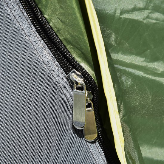 Tent Snel Op Te Zetten - 210 x 210 x 140 Cm - Polyester - Donkergroen - 4-Seizoenen Familietent Voor 3 Personen Met Dak — afbeelding 2