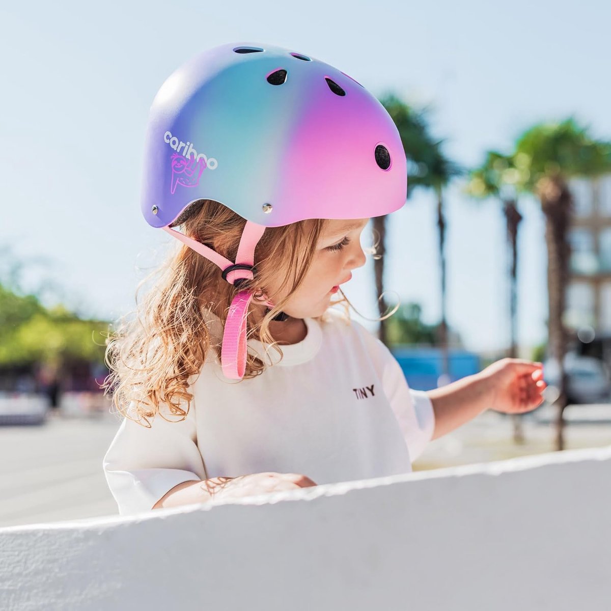 SnelShoppen - Kinderen Fietshelm met LED Licht - Duurzame Veiligheid Helm voor Fietsen, Step en Inline Skates - XS/S 48-52cm - Verstelbaar en Schokabs