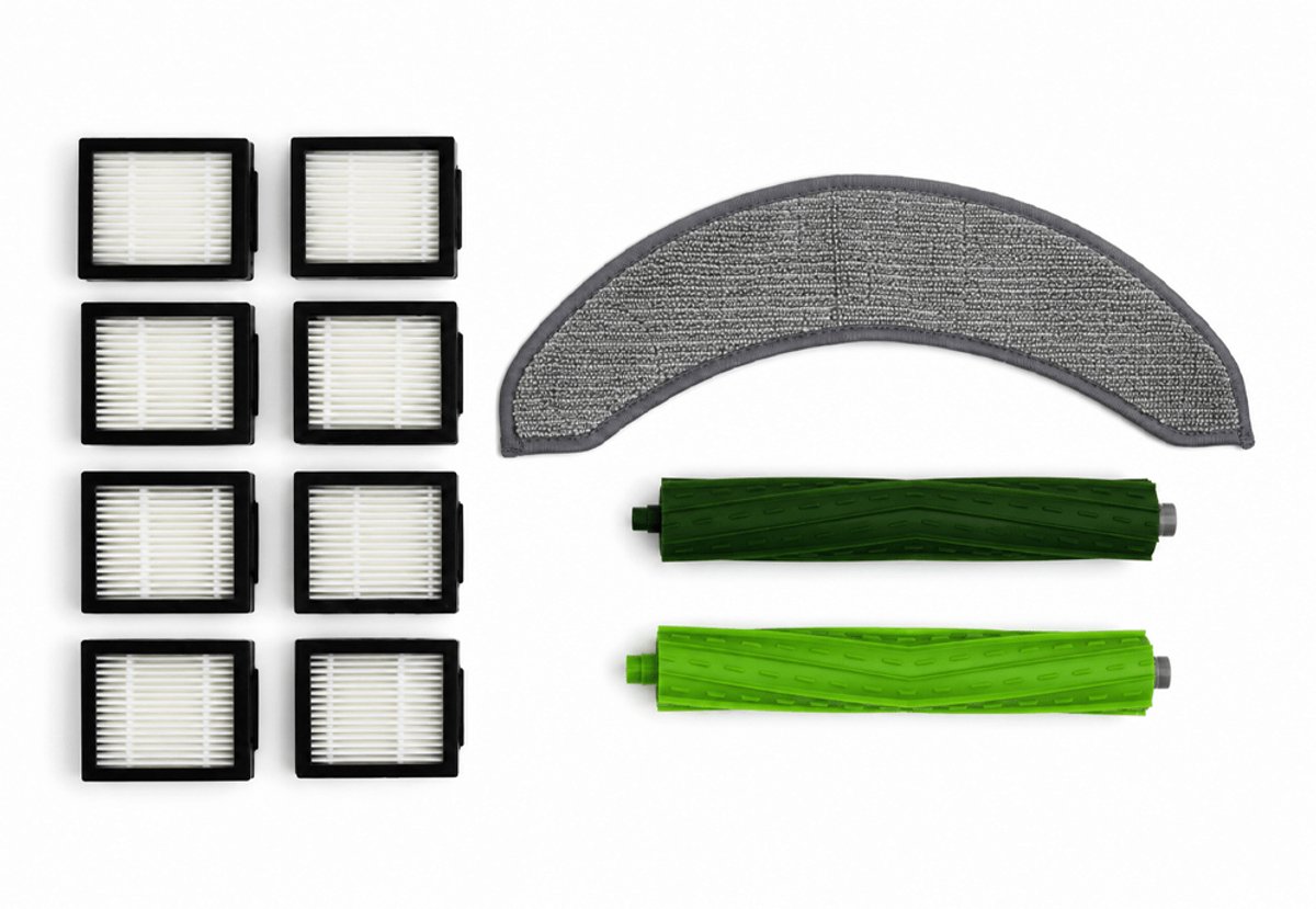 AllSpares Onderdelenset Stofzuiger geschikt voor iRobot Combo J7 / J9 / J10MAX (10st.)