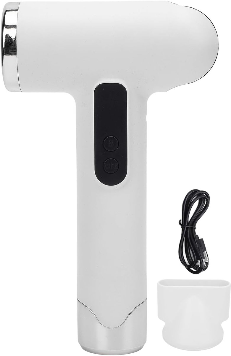 SnelShoppen - Draadloze Haardroger voor Vrouwen - USB Oplaadbare Reis Haardroger 100.000 RPM met 15.000 mAh Accu - Stil en Handig voor Thuis, Vakantie