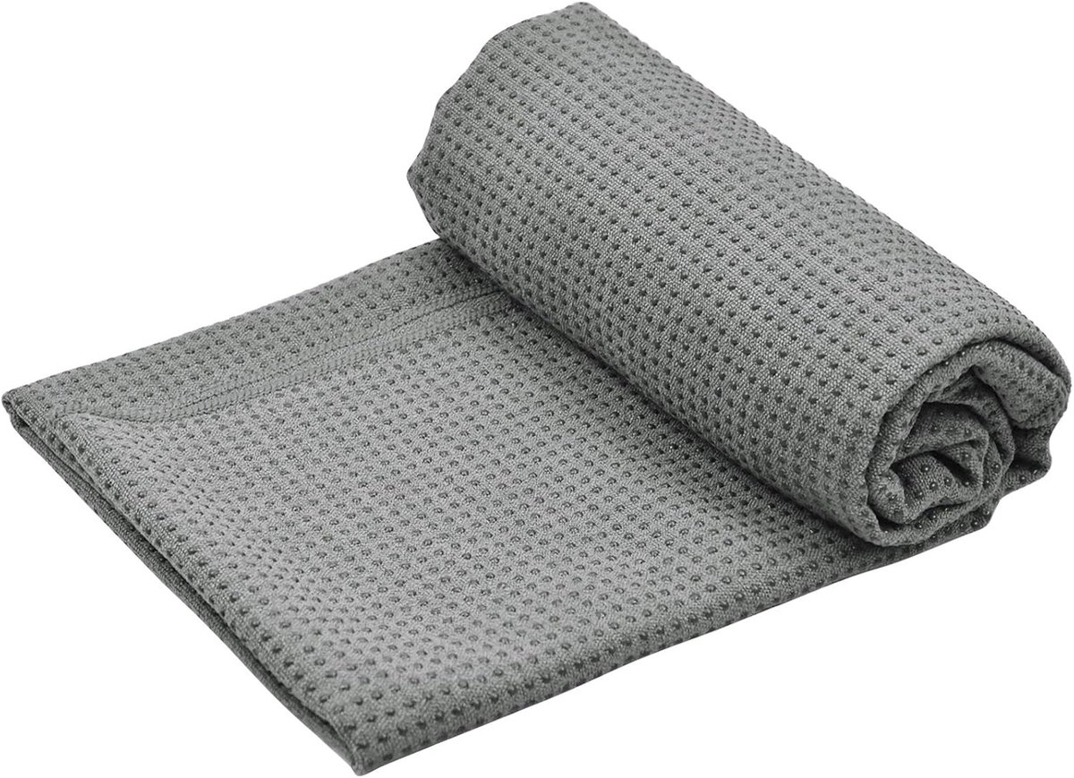 SnelShoppen - Yoga Mat Overlay Antislip met Noppen voor Pilates, Yoga Mat Handdoeken Groot met Tas voor Bikram, Reizen, 183 x 63 cm