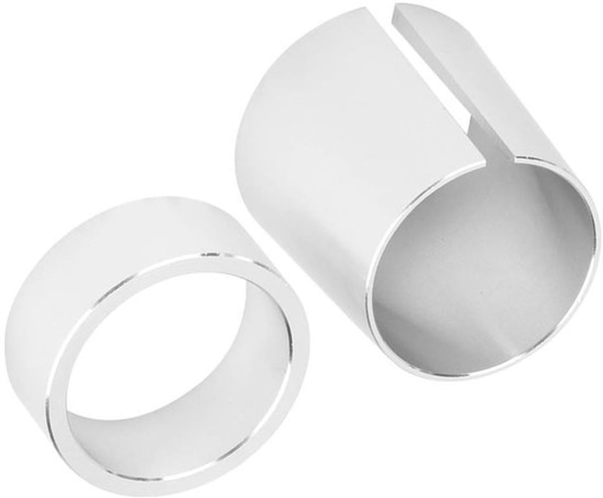 Koppelingsas - Aluminium Accessoire - 1 Inch Taps Toelopende Adapter - Zilver - Geschikt voor Gasgolfkar - Adapter Connector