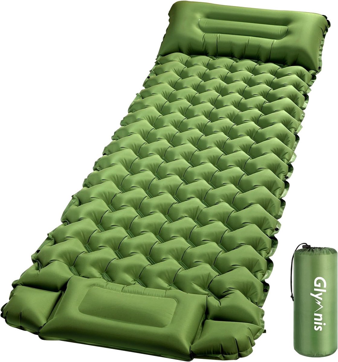 SnelShoppen - Camping Matras Waterdicht en Scheurvast - 20D Nylon en TPU - Lekvrij en Perforatiebestendig - Perfect voor Kamperen, Picknicken en Buite