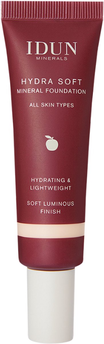 IDUN - Hydrasoft Mineral Foundation - Svea - HSMF - 30 ml