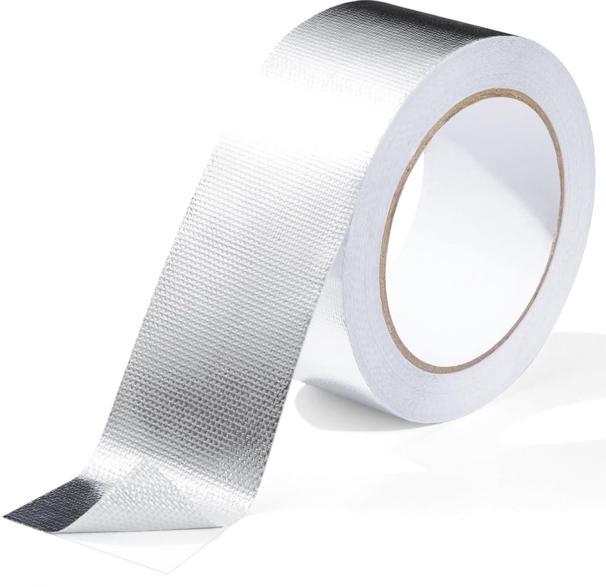 SnelShoppen - Aluminium Folie Hitte Shield Tape - Zilver Metallic Sealing Tape - Fiberglass Hittebestendige Folietape voor Auto en Slangen 75mm x 20m
