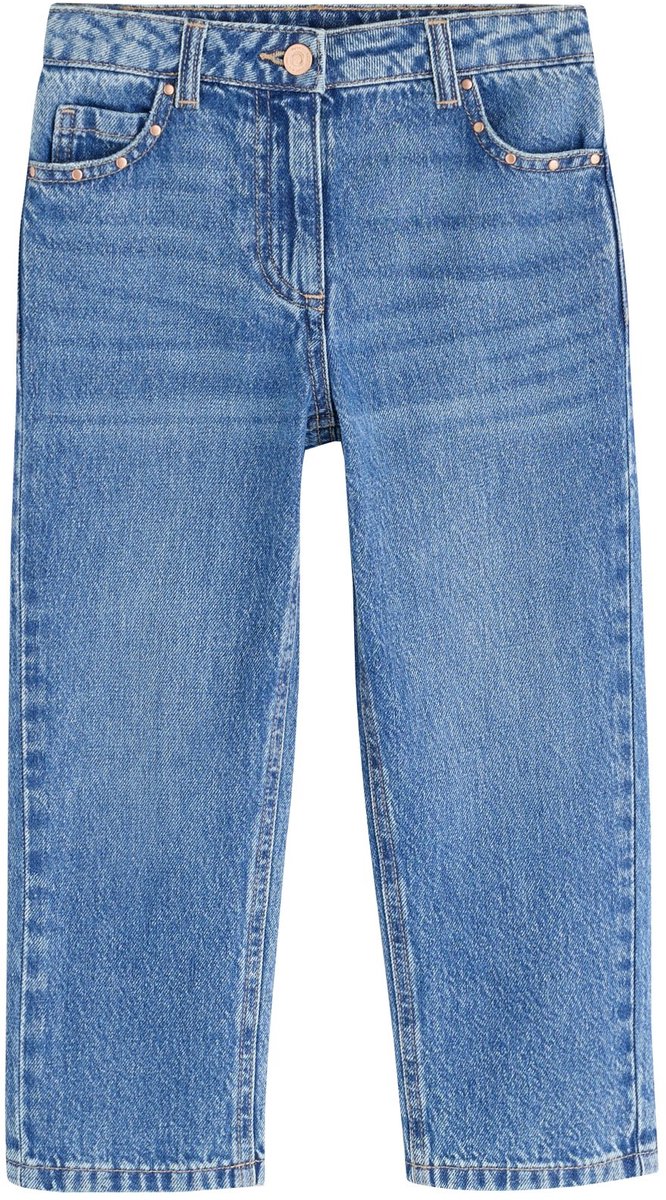Next - Meisjes - Straight Leg Jeans - Blauw