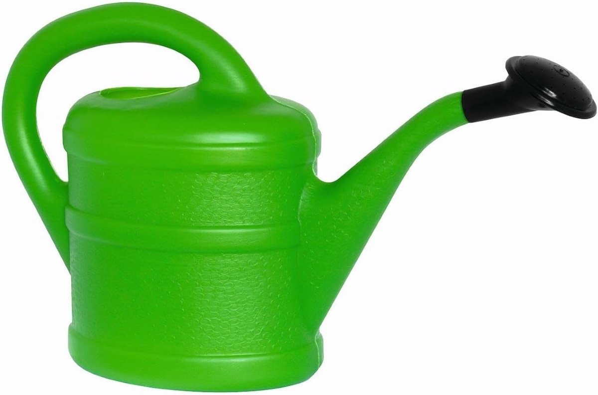 SnelShoppen - Waterkan 1L Groen - Plastic Gieter voor Binnen en Buiten, Lichtgewicht, Weerbestendig, Ergonomisch Ontwerp voor Tuin en Balkon