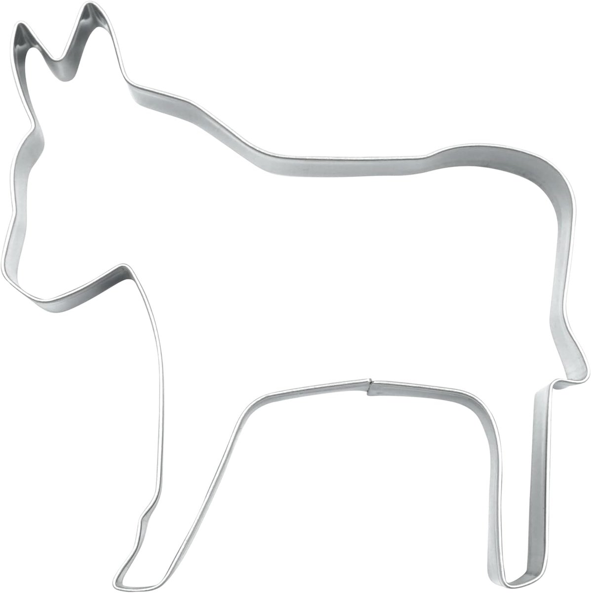 SnelShoppen - Cookie Cutter Easel - 8 cm x 8 cm - Roestvrijstalen Koekjesuitsteeker - Vaatwasserbestendig - Perfect voor Kinderen, Feesten en Keuken