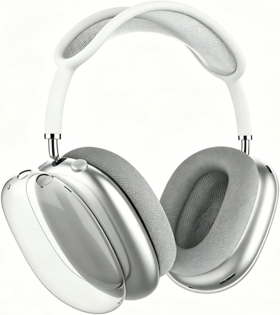 Zachte TPU en siliconen beschermhoes voor AirPods Max, krasbestendig en stofdicht, accessoires voor hoofdtelefoon