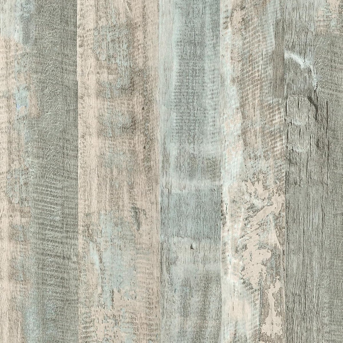 SnelShoppen - Zelfklevend Vintage Blauw Grijs Houten Wallpaper 40cm x 300cm - Waterdicht PVC Contactpapier voor Meubels, Keuken, Slaapkamer, Kasten