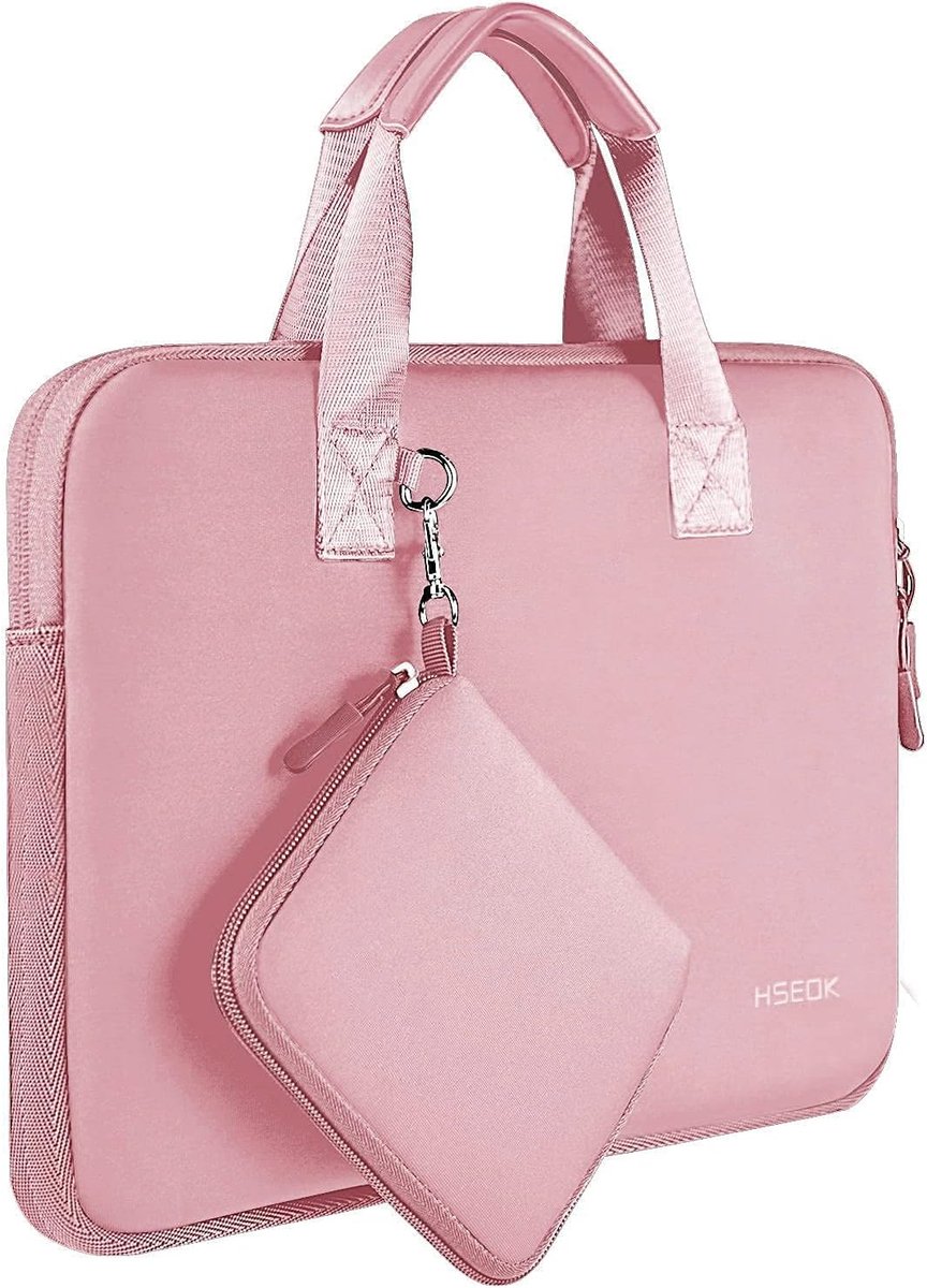 SnelShoppen - Laptop Sleeve 13 Inch Neopreen Waterdicht met Handvat en Kleine Tas voor MacBook Pro/Air M1, XPS 13 en Populaire Notebooks