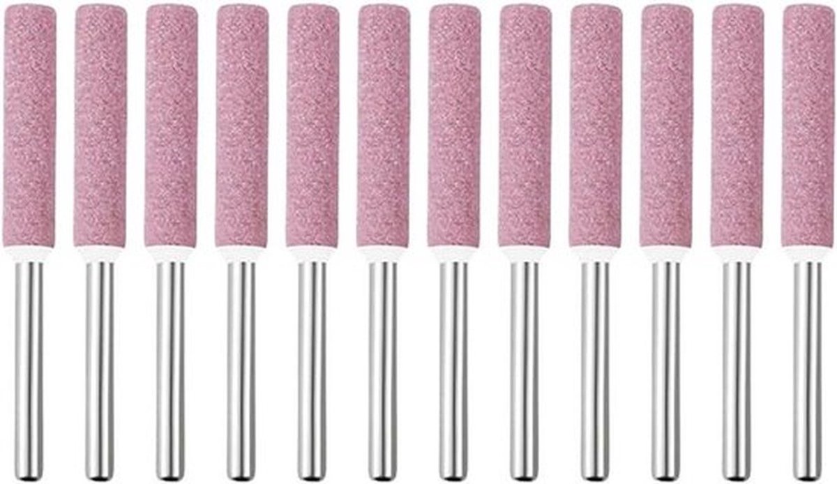 12-delige slijpsteen set voor kettingzaag, inclusief 4.8mm slijpstenen voor precisie en efficiëntie