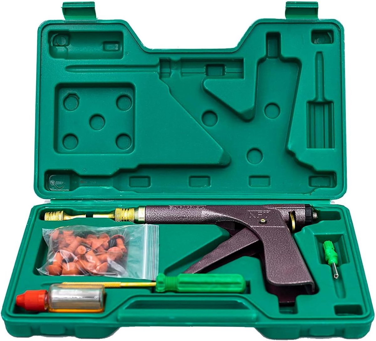 SnelShoppen - Motorcycle Tire Repair Kit 32PCS - Tubeless Vacuum Reparatieset met Rubber Plugs en Reparatiewerkzeug voor Motorrijden