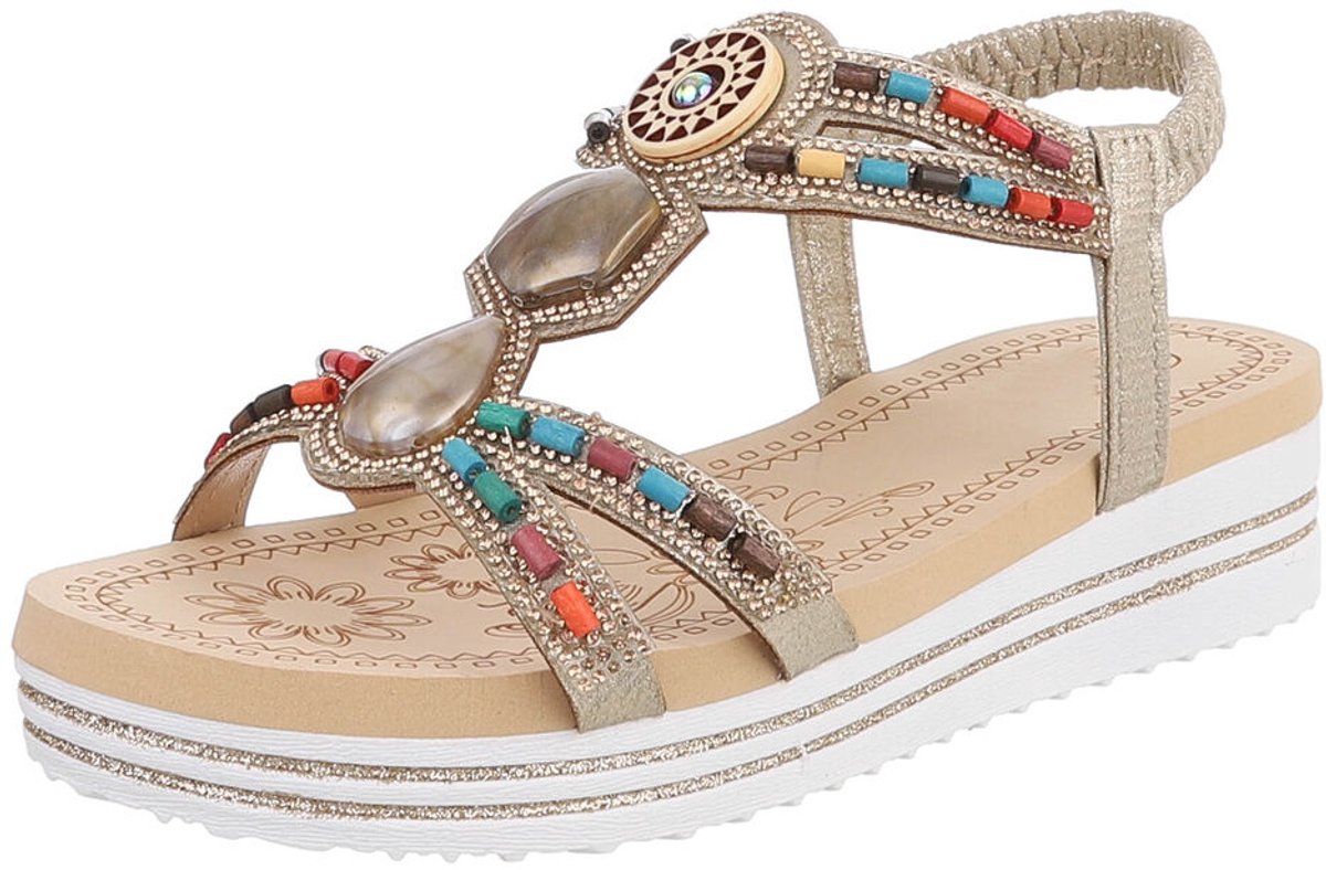 Sandaal - Decoratieve banden - Dames Mt:37