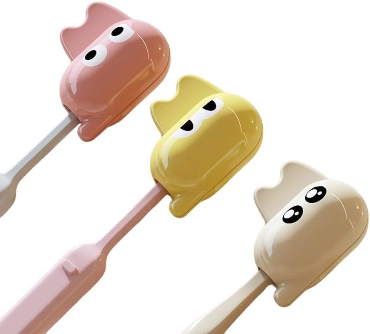 SnelShoppen - 3 Stuks Tandenborstel Beschermkap - Universele Plastic Caps voor Handmatige en Elektrische Tandenborstels - Duurzaam en Geurvrij - Ideaa