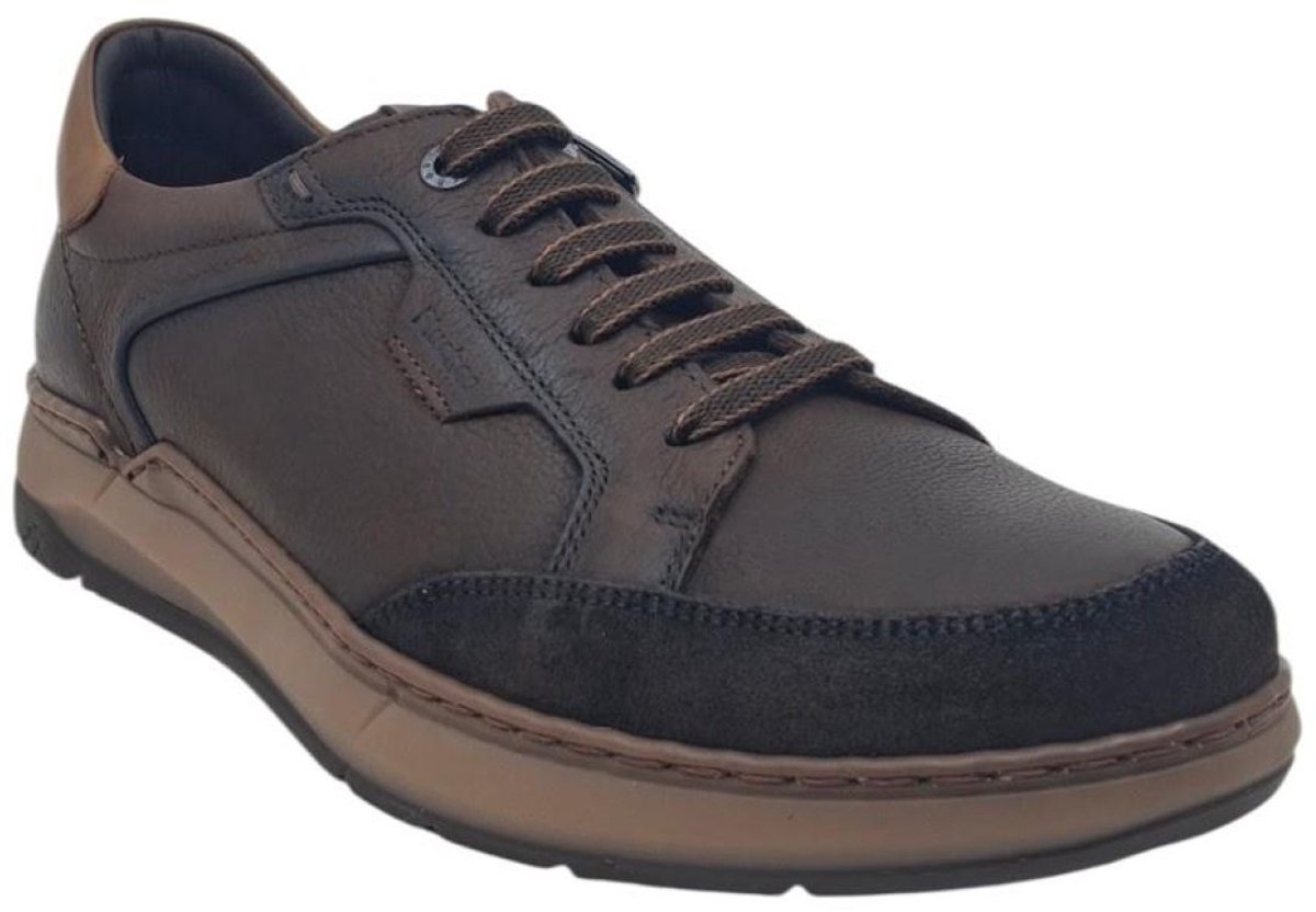 Fluchos Jeff F2510 café herenschoen in vegabuck