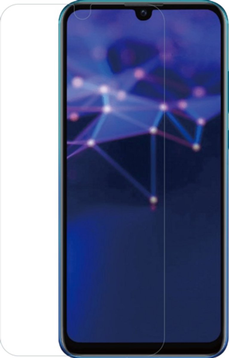 MH by Azuri Tempered Glass flat RINOX ARMOR - zwarte frame -Huawei P Smart 2019