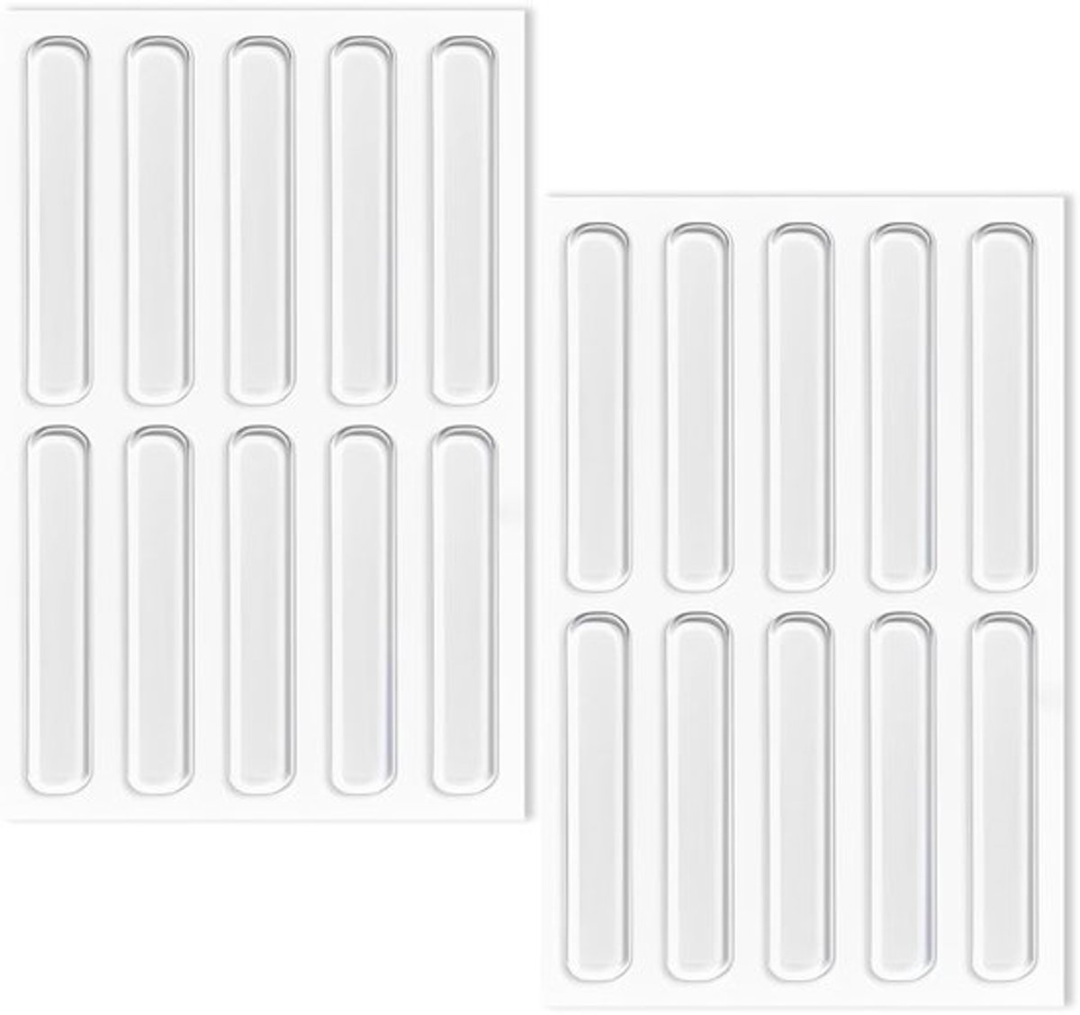 Meubelbumpers 20 Stuks - Siliconen - Zelfklevend - Transparant - Kastdeurbumpers - Geluiddempende Bescherming - 6,3 cm - Bufferpads
