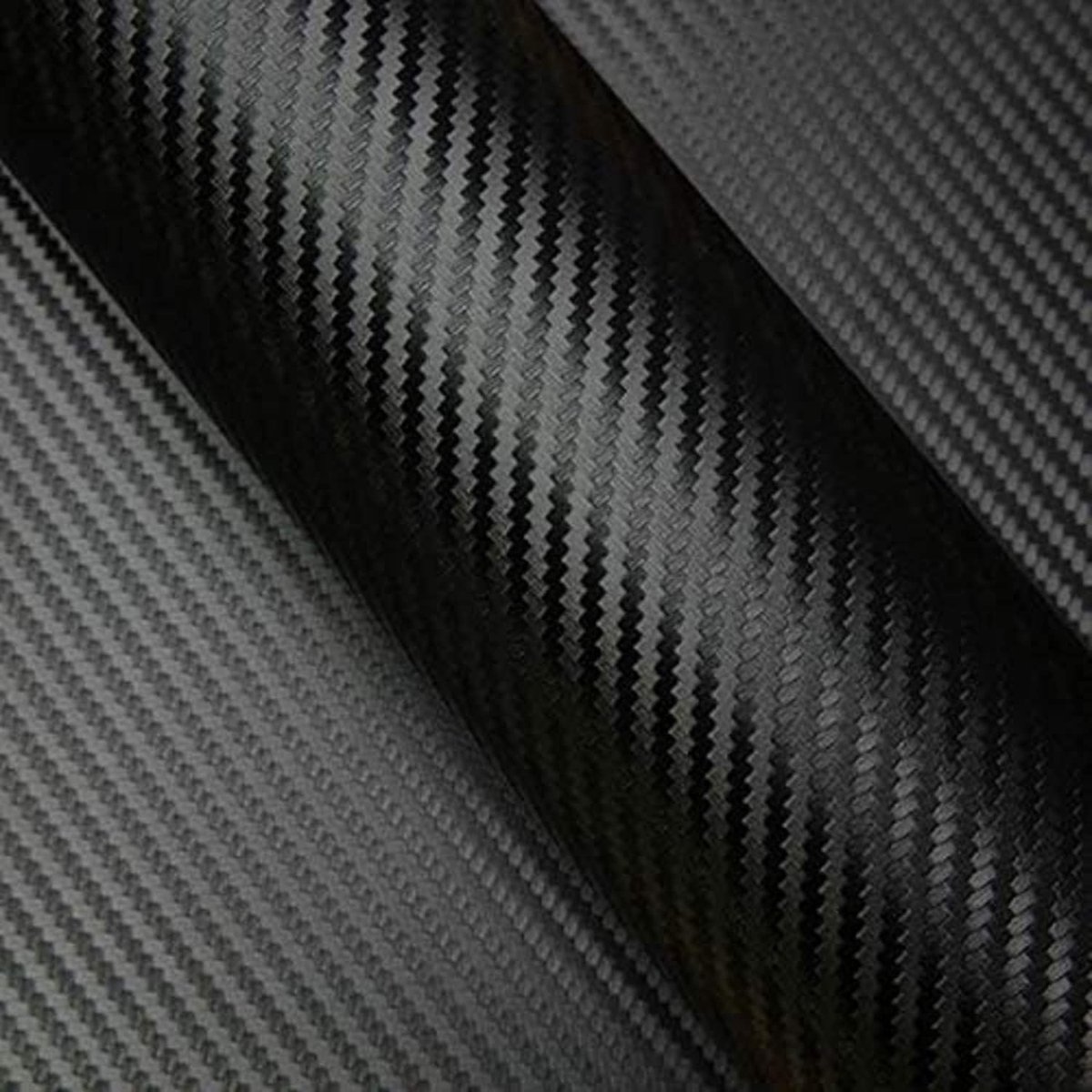 SnelShoppen - Carbon Fiber Wrap - Auto Vinyl Wrap 30x400cm Zwart - Hoogwaardige Carbon Fiber Vinyl Wrap voor Auto's, Motoren, Laptops, Mobiele Telefoo