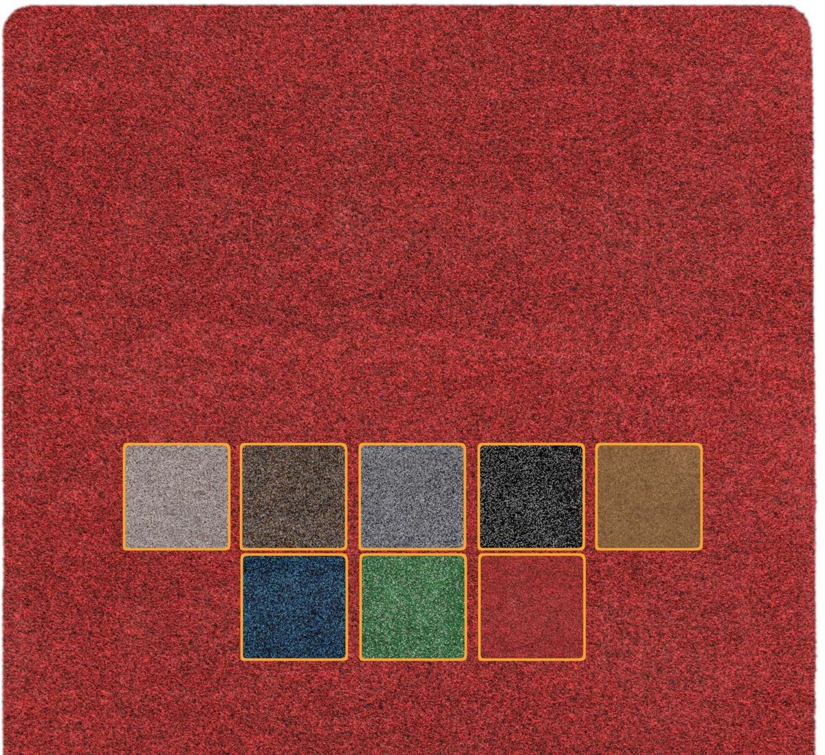 ANRO Deurmat Rood 120x80cm – Schoonloopmat Antislip Wasbaar Voordeur Hal Binnen & Buiten Op Maat