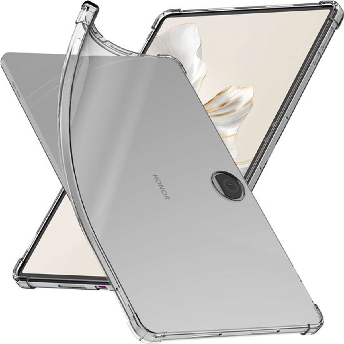 ebestStar - Hoes geschikt voor Honor Pad 9, Beschermhoes van Transparant, Antislip Siliconen, Versterkte Hoeken, Transparant